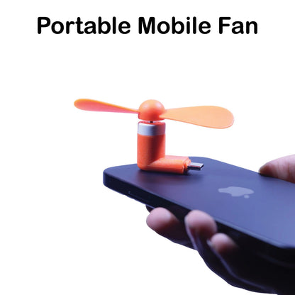 C-Type Mobile Fan Infographic