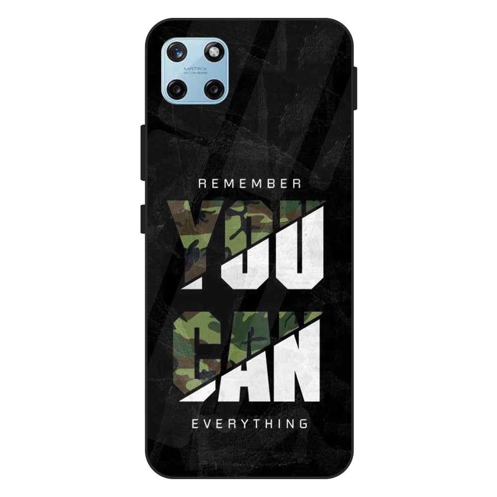 You Can Do Everything - Glass Case For Realme Models