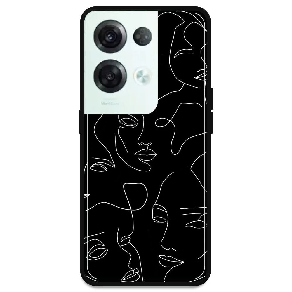 Two Faced - Armor Case For Oppo Models Oppo Reno 8 Pro 5G