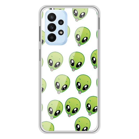 Alien - Clear Printed Silicone Case For Samsung Models