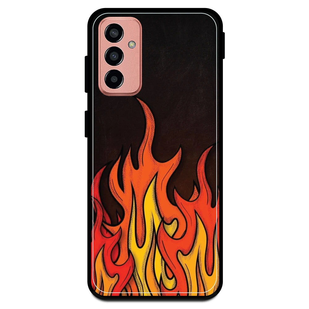 Flames - Armor Case For Samsung Models Samsung M13