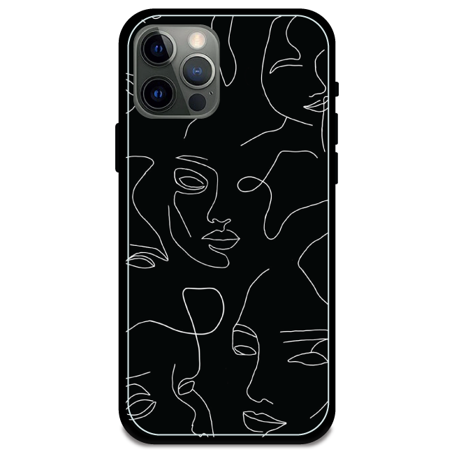 Two Faced - Armor Case For Apple iPhone Models Iphone 12 Pro