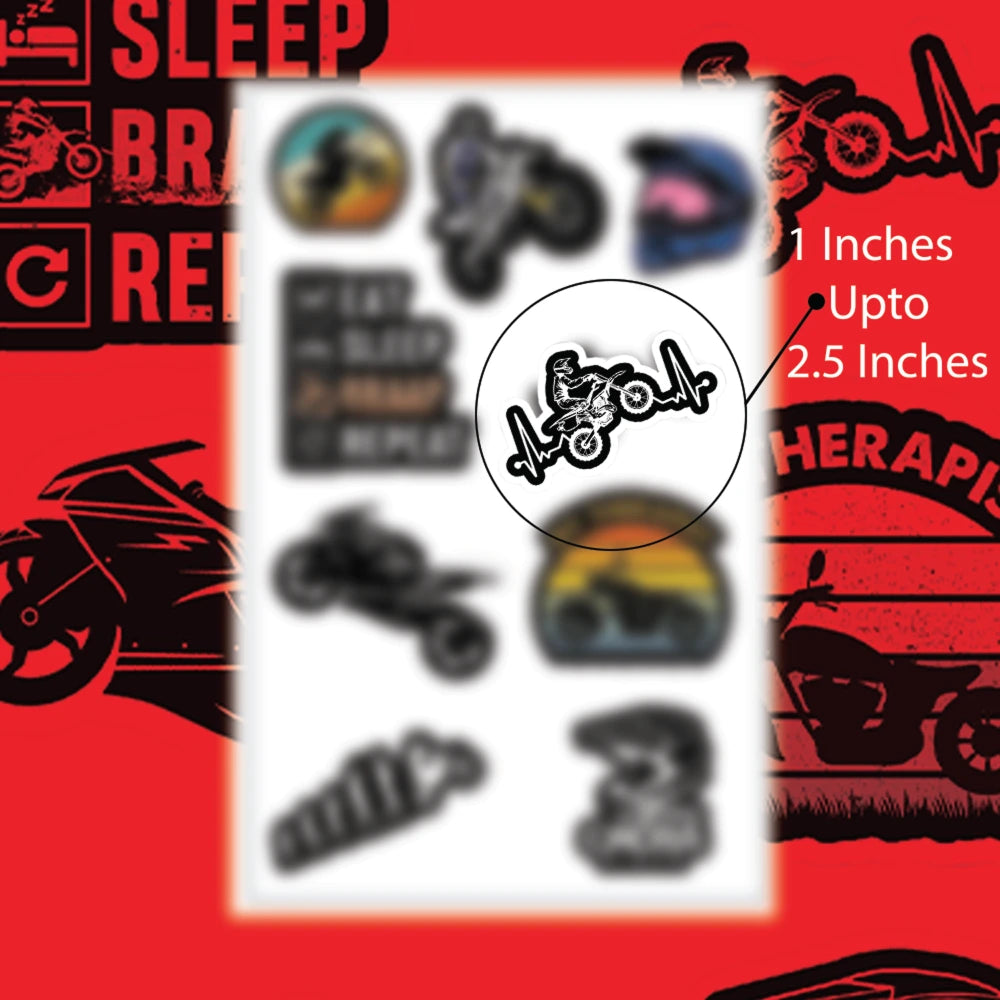 Bike Themed Stickers