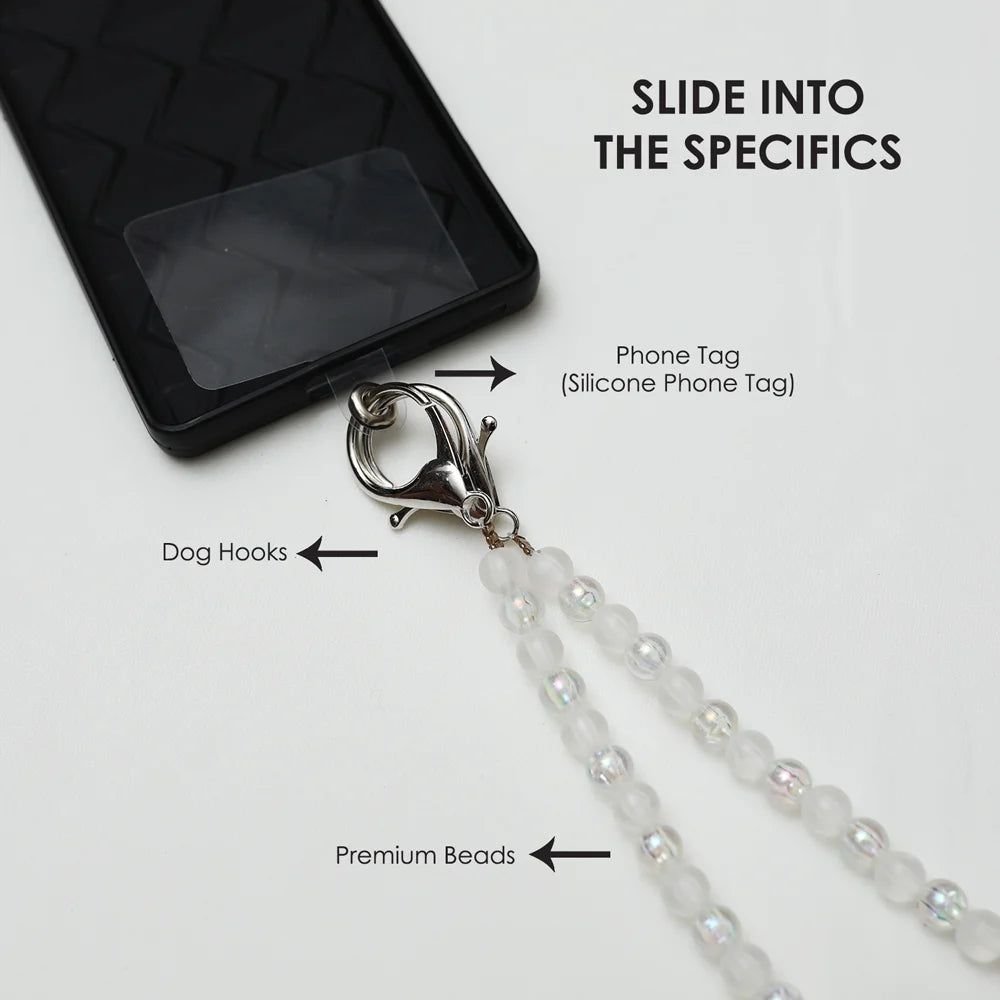 Elegant Pearly Beads - Cross Body Phone Slings