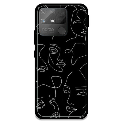 Two Faced - Armor Case For Realme Models Realme Narzo 50A