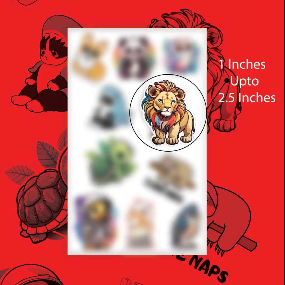 Animal Themed Stickers infographic