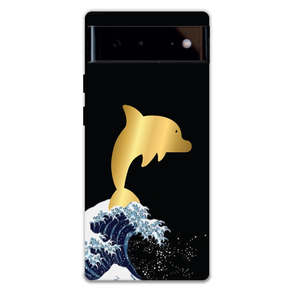 Gold Dolphin - 4D Acrylic Case For Google Models