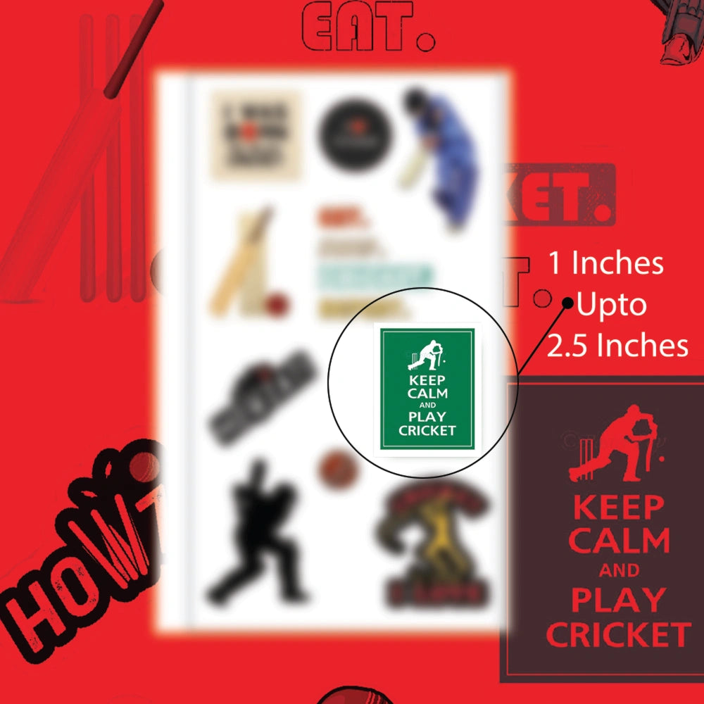 Cricket Themed Stickers infographic
