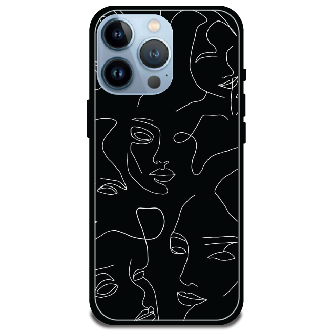 Two Faced - Armor Case For Apple iPhone Models Iphone 13 Pro Max