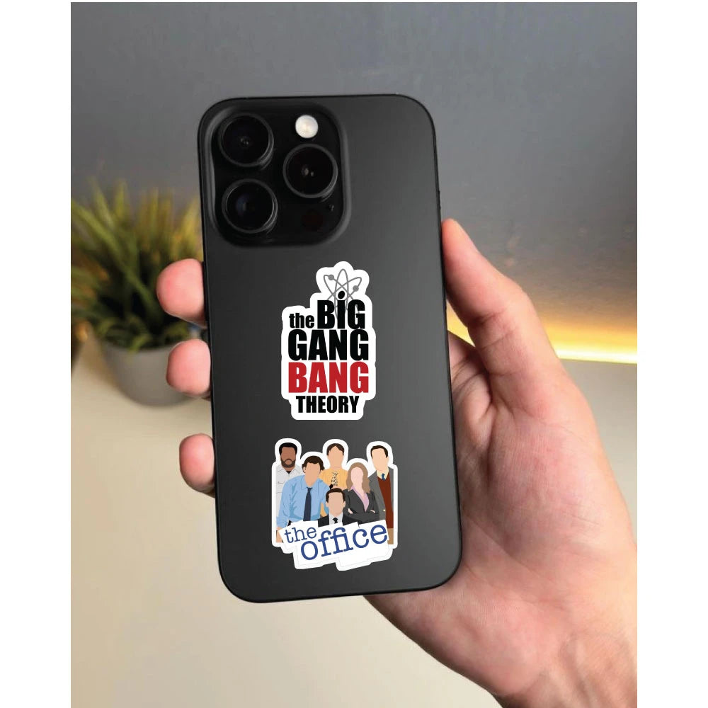 TV Series Stickers Pack – 42+ Pop Culture Waterproof Stickers Infographic