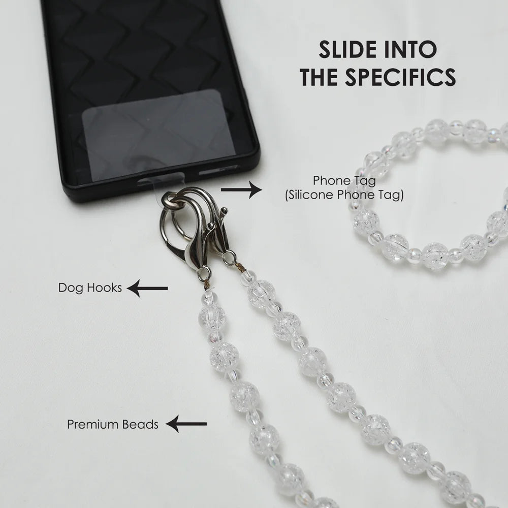 Sparkling Beads - Cross Body Phone Slings