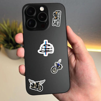 Car and Bike Sticker Bundle – 42 Waterproof Aesthetic Stickers for Phone Cases, Clear Covers, Journals, Scrapbooks & More