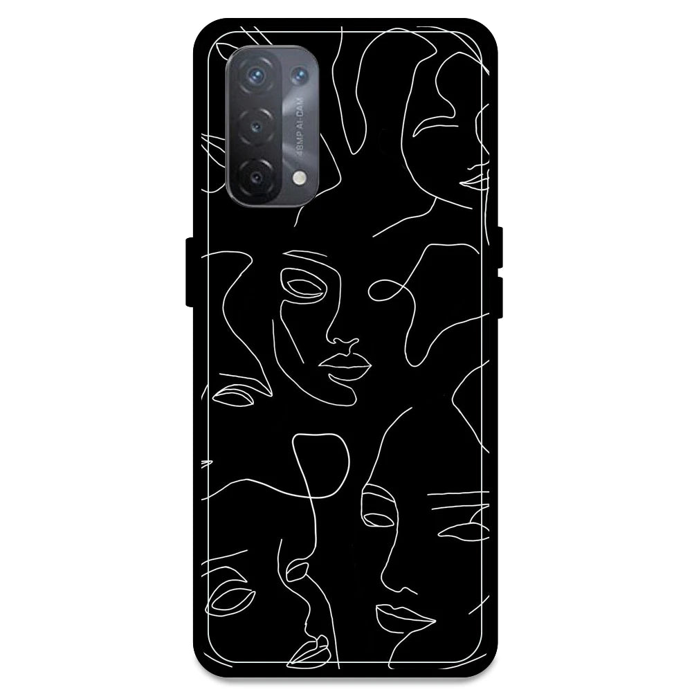 Two Faced - Armor Case For Oppo Models Oppo A74 5G