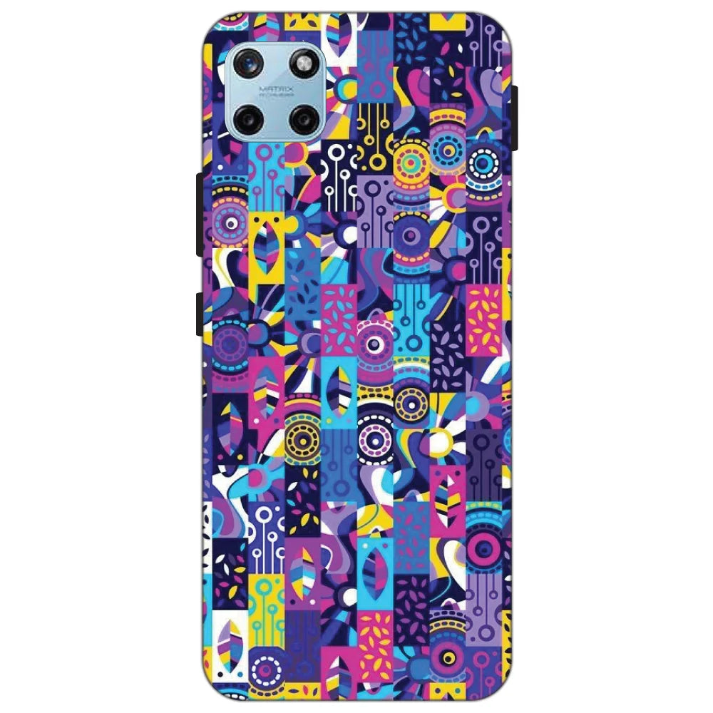 Purple Geometric Art - Hard Cases For Realme Models