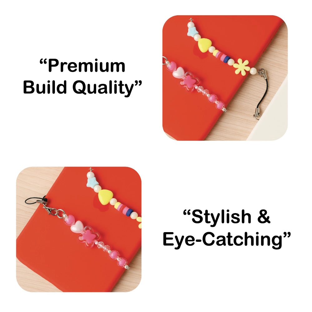 Joyful Bliss - A  Combo of Mini Phone Charms Infographic