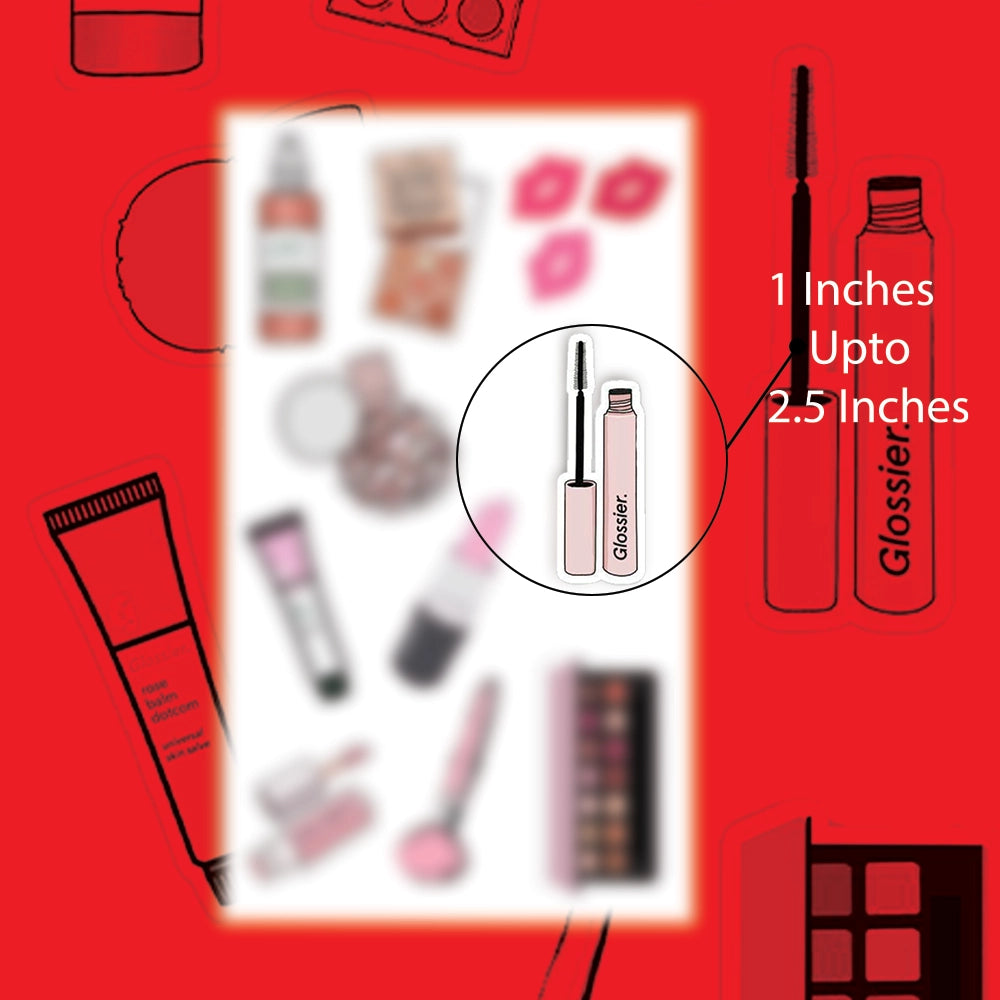 Make-Up Themed Stickers infographic