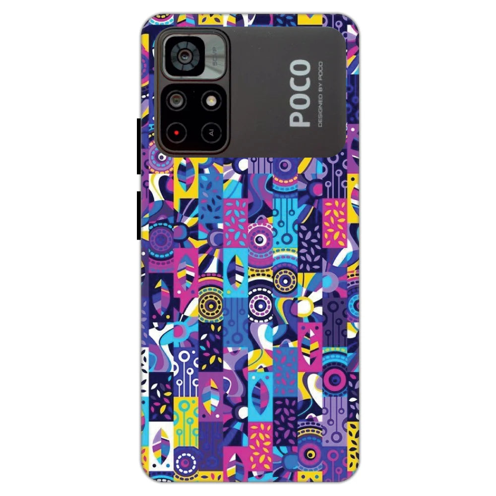 Purple Geometric Art - Hard Cases For Poco Models