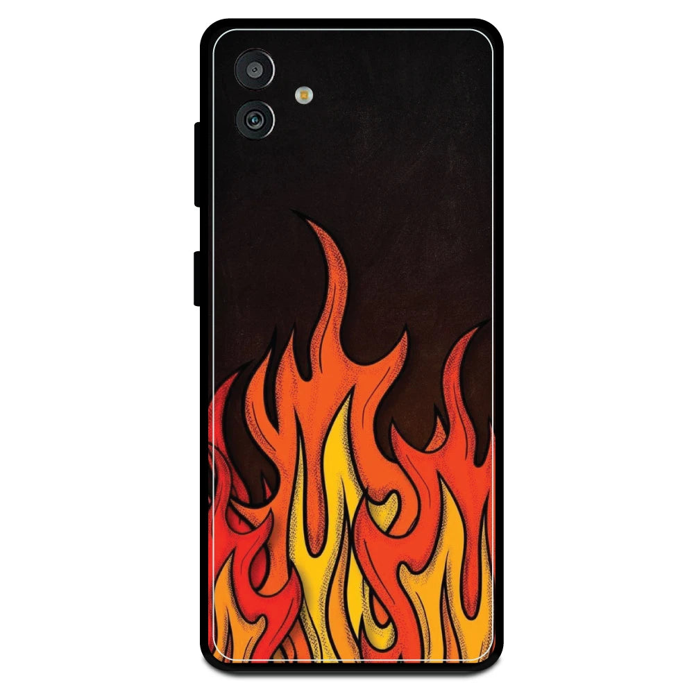 Flames - Armor Case For Samsung Models Samsung M13 5G