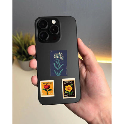 Vintage Floral Stickers Pack – 42+ Botanical Aesthetic Stickers Infographic