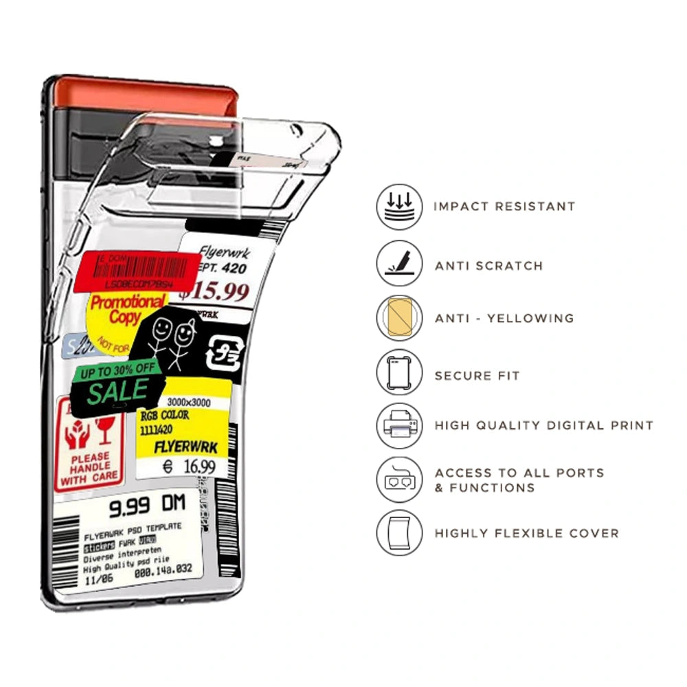 Sales - Clear Printed Case For Google Models infographic