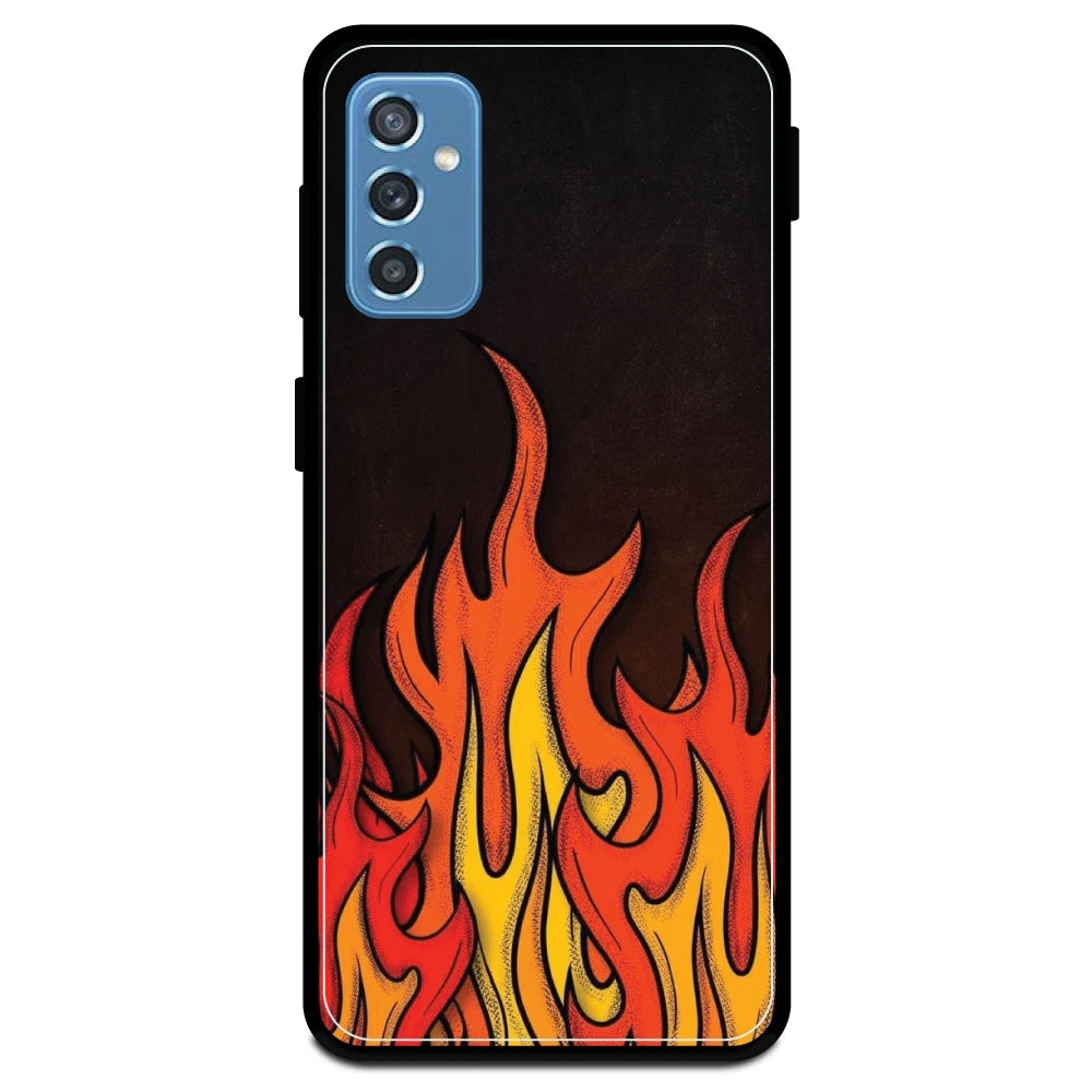 Flames - Armor Case For Samsung Models Samsung Galaxy M52