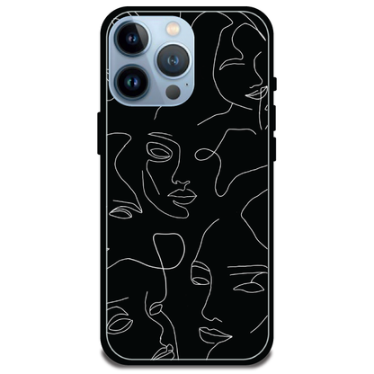 Two Faced - Armor Case For Apple iPhone Models Iphone 14 Pro Max