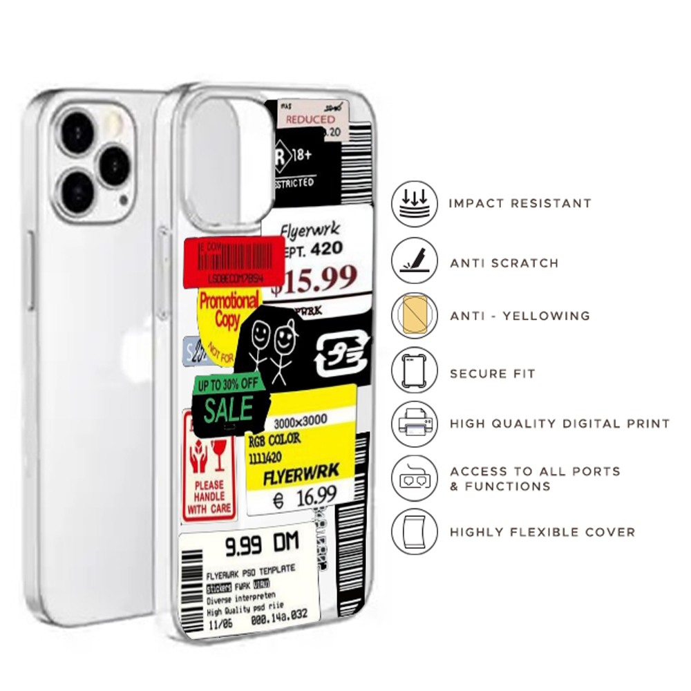 Sales - Clear Printed Case For iPhone Models Infographic