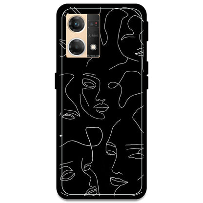 Two Faced - Armor Case For Oppo Models Oppo F21 Pro 4G