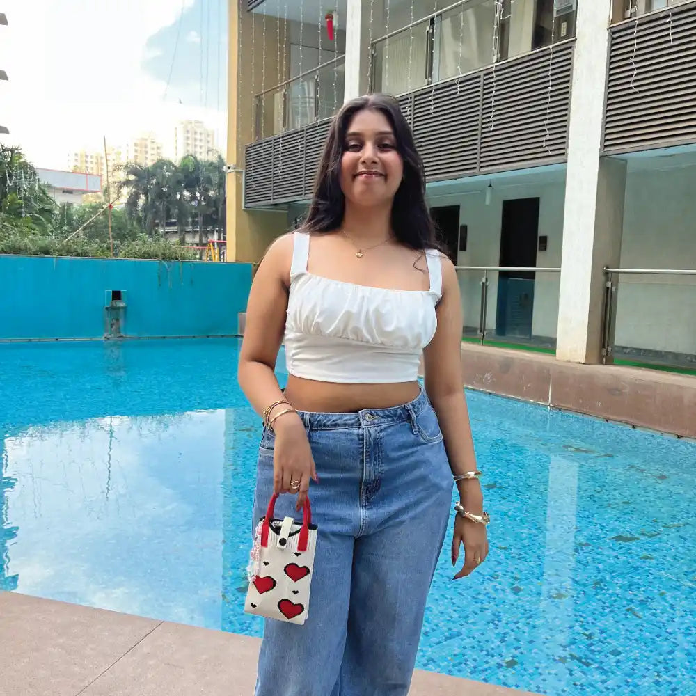 Jute Crossbody Sling Bag for Women Infographic