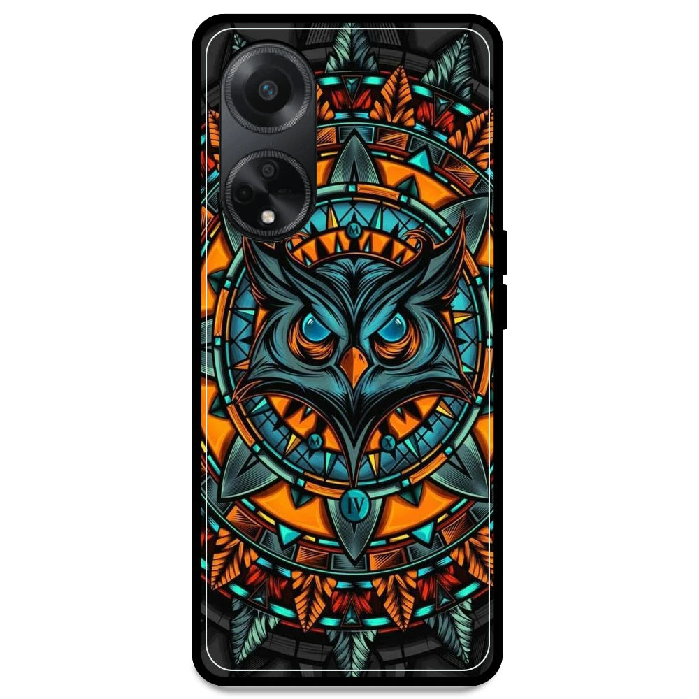 Owl Art - Armor Case For Oppo Models Oppo F23 5G