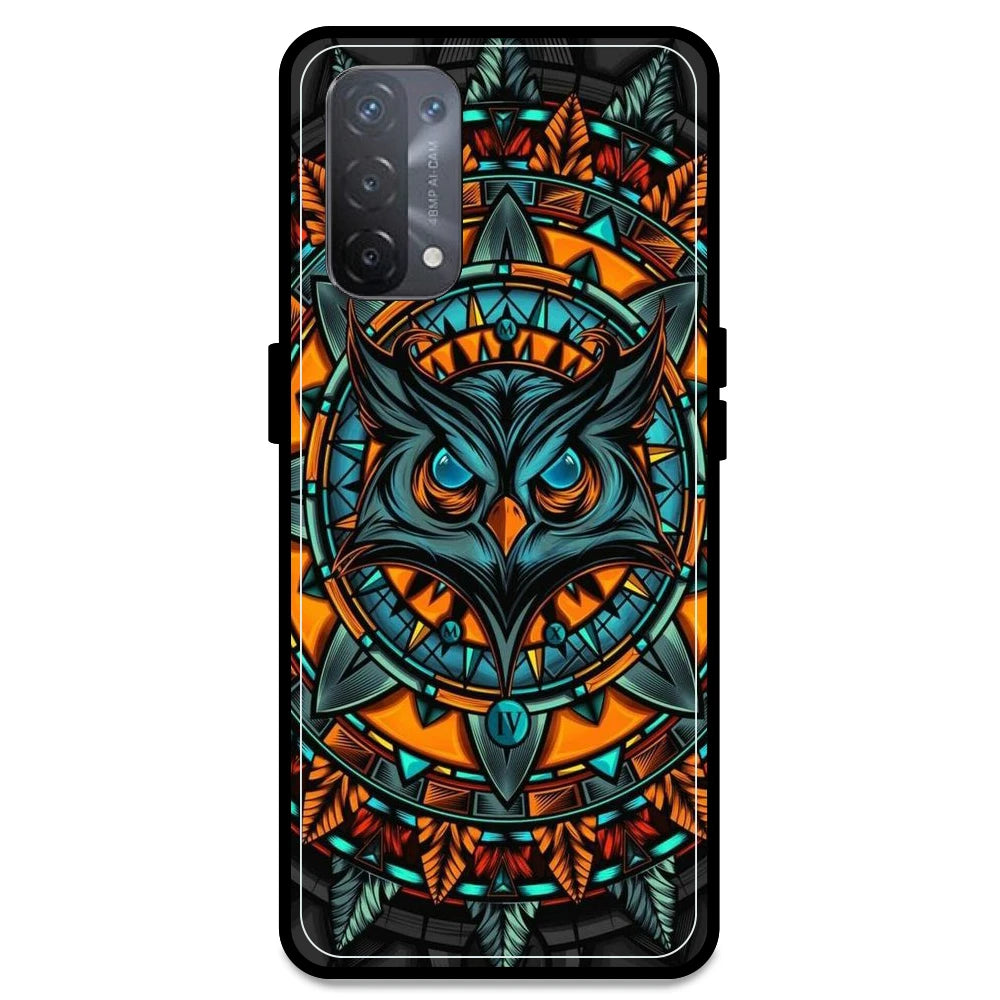 Owl Art - Armor Case For Oppo Models Oppo A74 5G