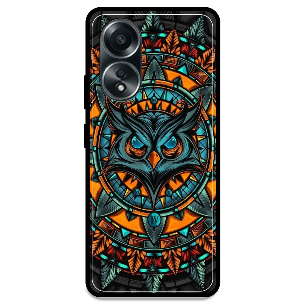 Owl Art - Armor Case For Oppo Models Oppo A58