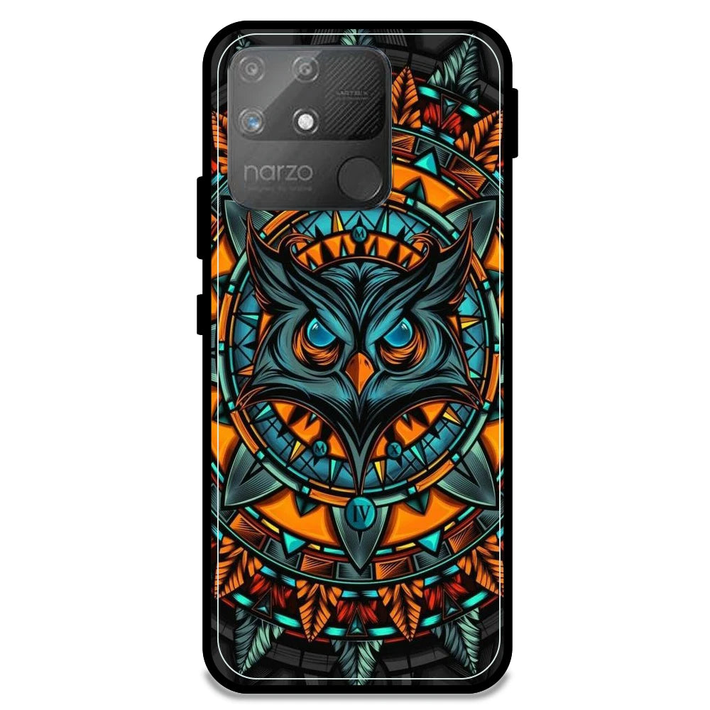 Owl Art - Armor Case For Realme Models Realme Narzo 50A