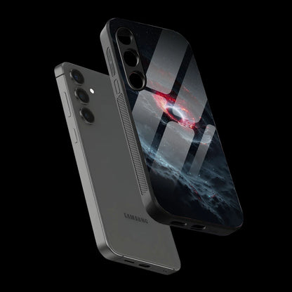 Cosmic Black Hole - Glass Case For Samsung Galaxy Infographic