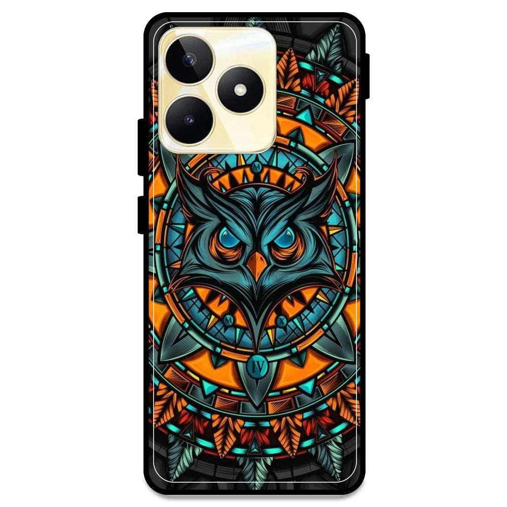 Owl Art - Armor Case For Realme Models Realme Narzo N53