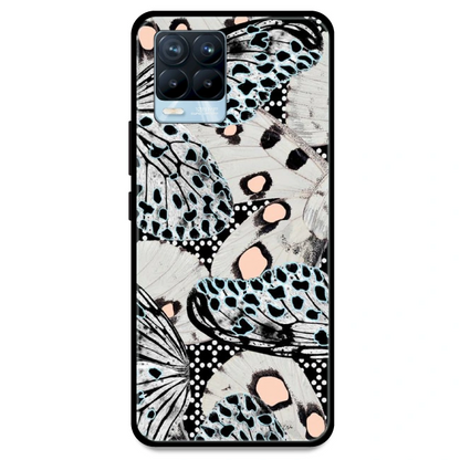 White Butterflies - Armor Case For Realme Models Realme 8 Pro