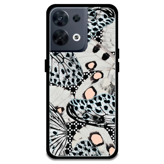 White Butterflies - Armor Case For Oppo Models Oppo Reno 8 5G