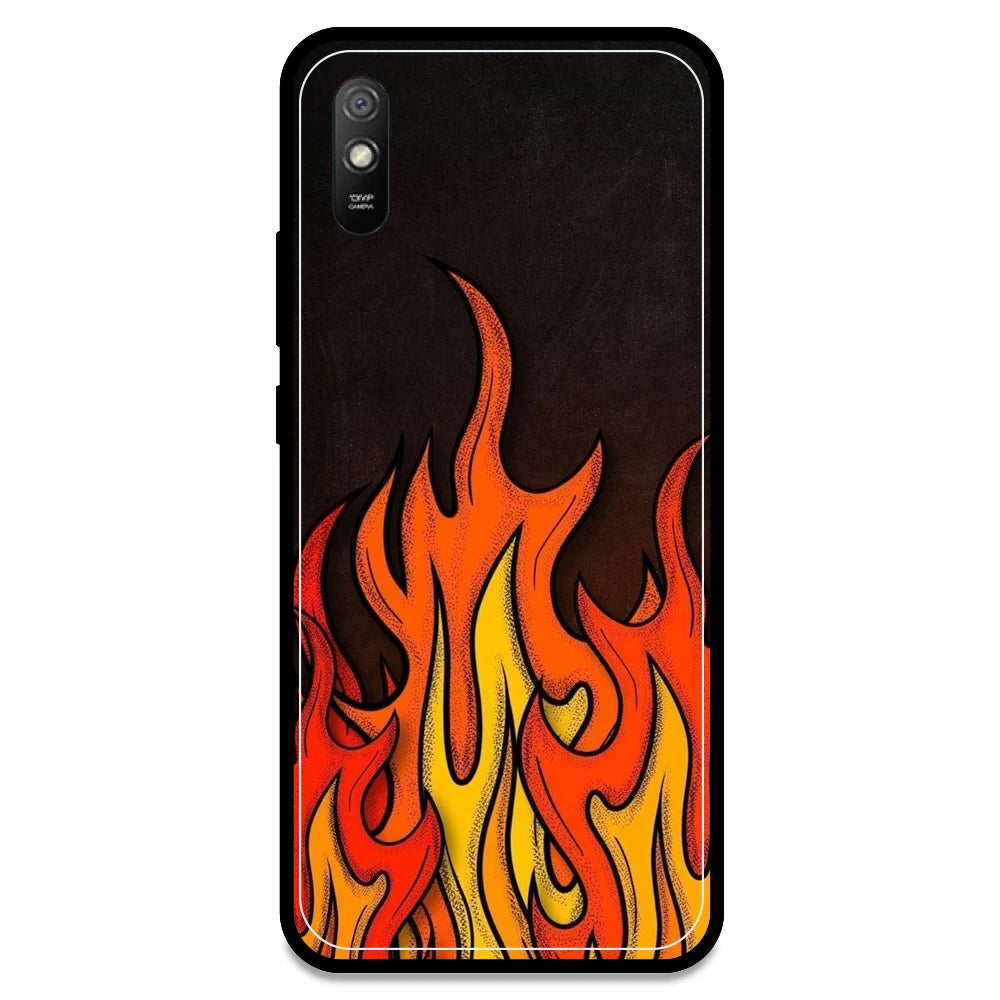 Flames - Armor Case For Redmi Models Redmi Note 9A