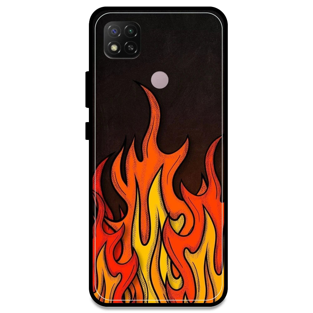 Flames - Armor Case For Redmi Models Redmi Note 9C