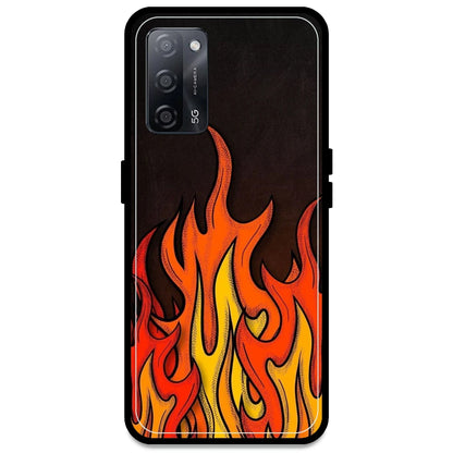 Flames - Armor Case For Oppo Models Oppo A53s 5G