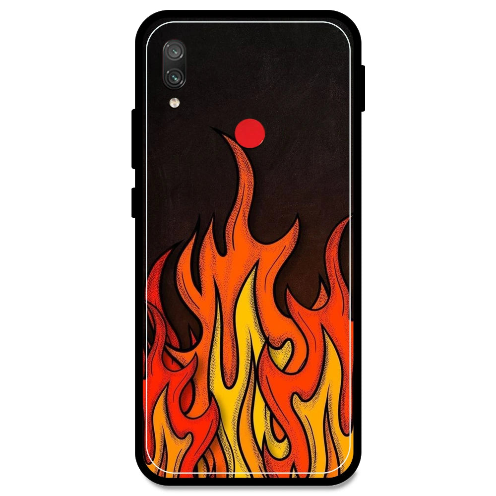 Flames - Armor Case For Redmi Models Redmi Note 7 Pro