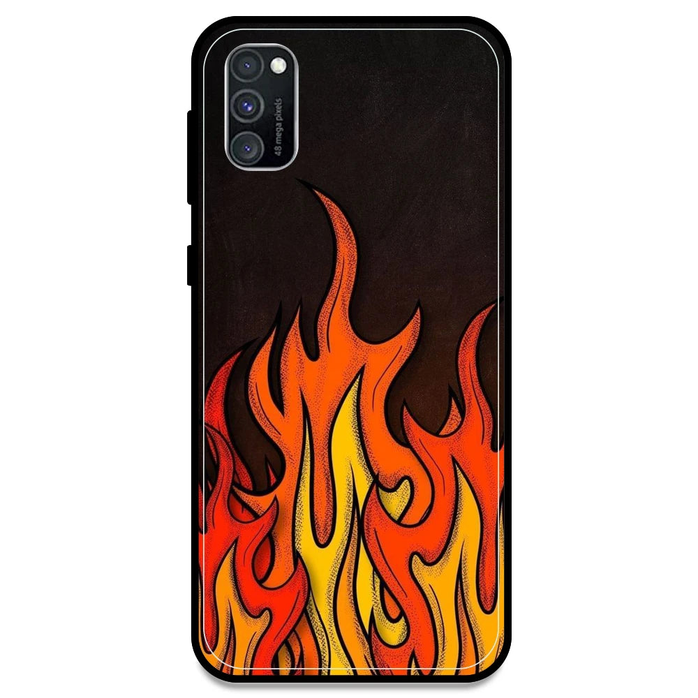 Flames - Armor Case For Samsung Models Samsung M30s