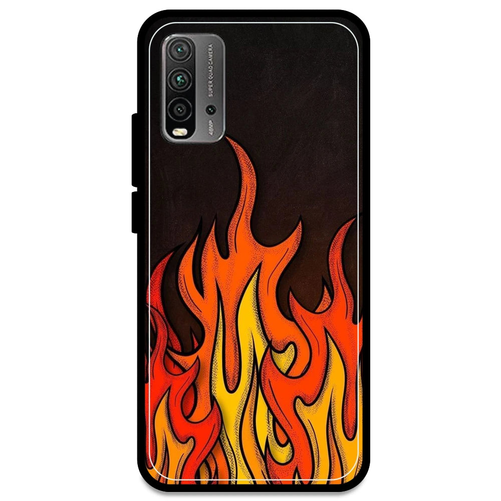 Flames - Armor Case For Redmi Models Redmi Note 9 Power