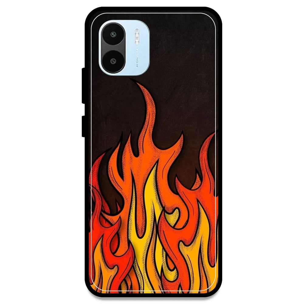  Flames - Armor Case For Redmi Models Redmi Note A1