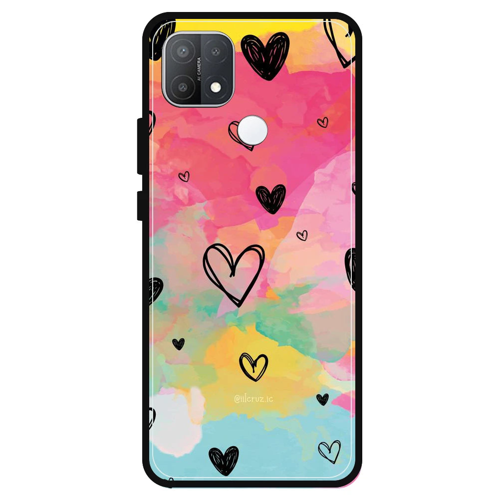 Hearts - Armor Case For Oppo Models Oppo A15s