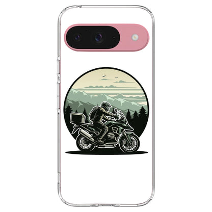 Biker - Printed Silicone Case For Google Pixel Infographic