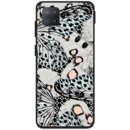 White Butterflies - Armor Case For Samsung Models Samsung M12