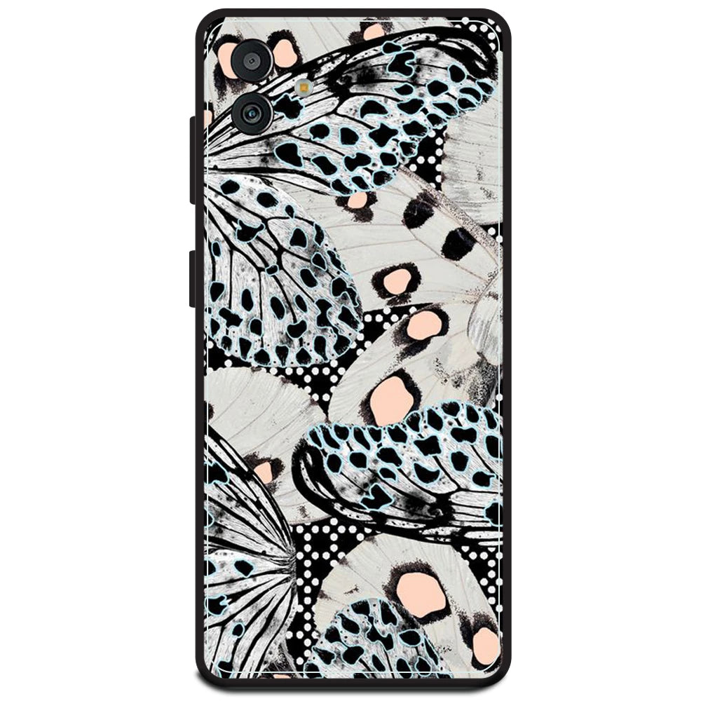 White Butterflies - Armor Case For Samsung Models Samsung M13 5G