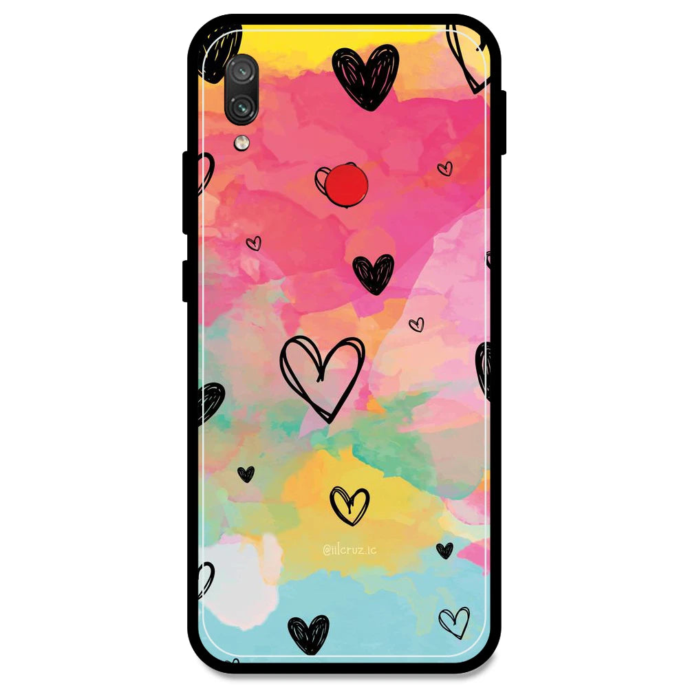 Hearts - Armor Case For Redmi Models Redmi Note 7S