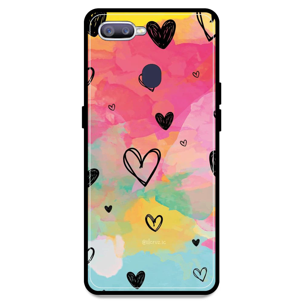 Hearts - Armor Case For Oppo Models Oppo F9